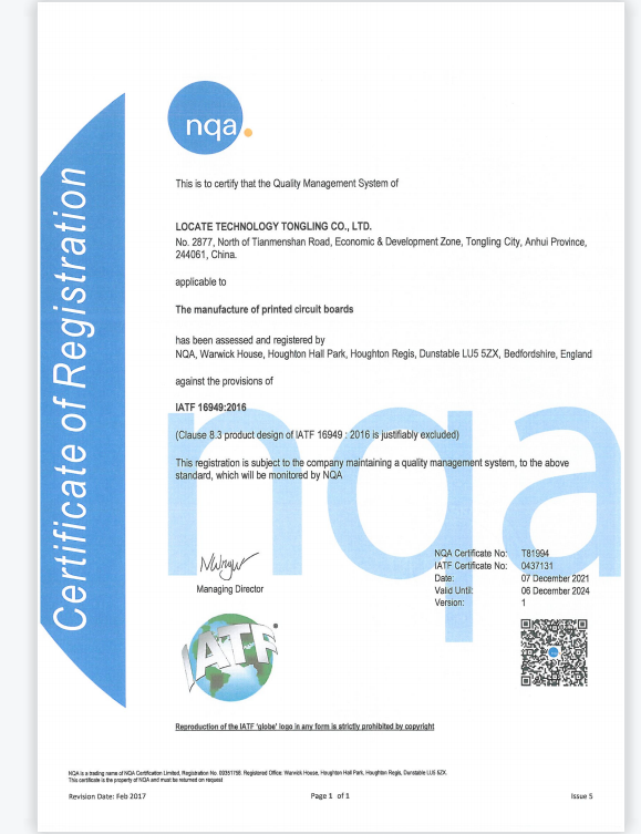 Printed circuit board manufacturing