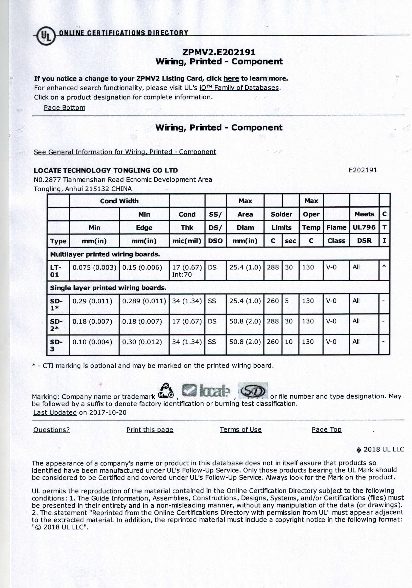 UL Online Certifications Directory